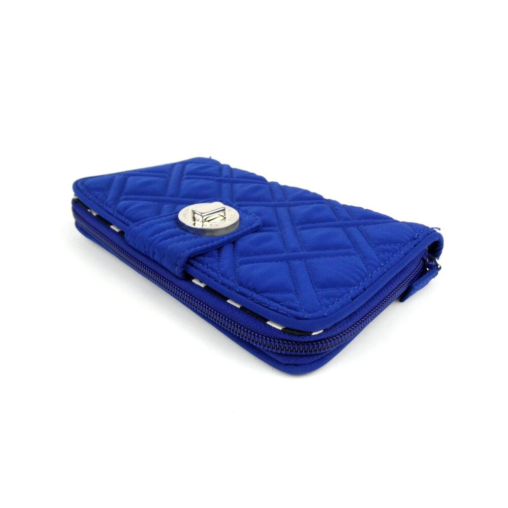 Vera Bradley Cobalt Blue Turnlock Wallet - Picture 5 of 15